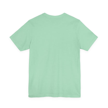 Back view of Heather Mint Bulldog Club unisex t-shirt