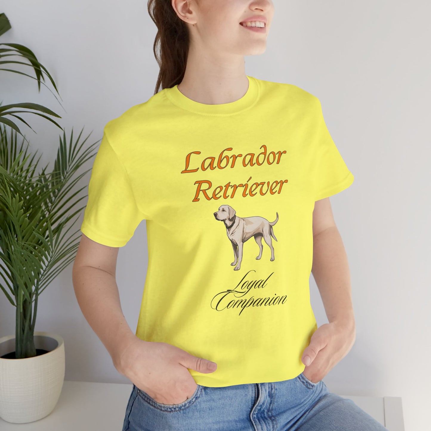 Proud Labrador Parent t-shirt styled outfit, lifestyle photo