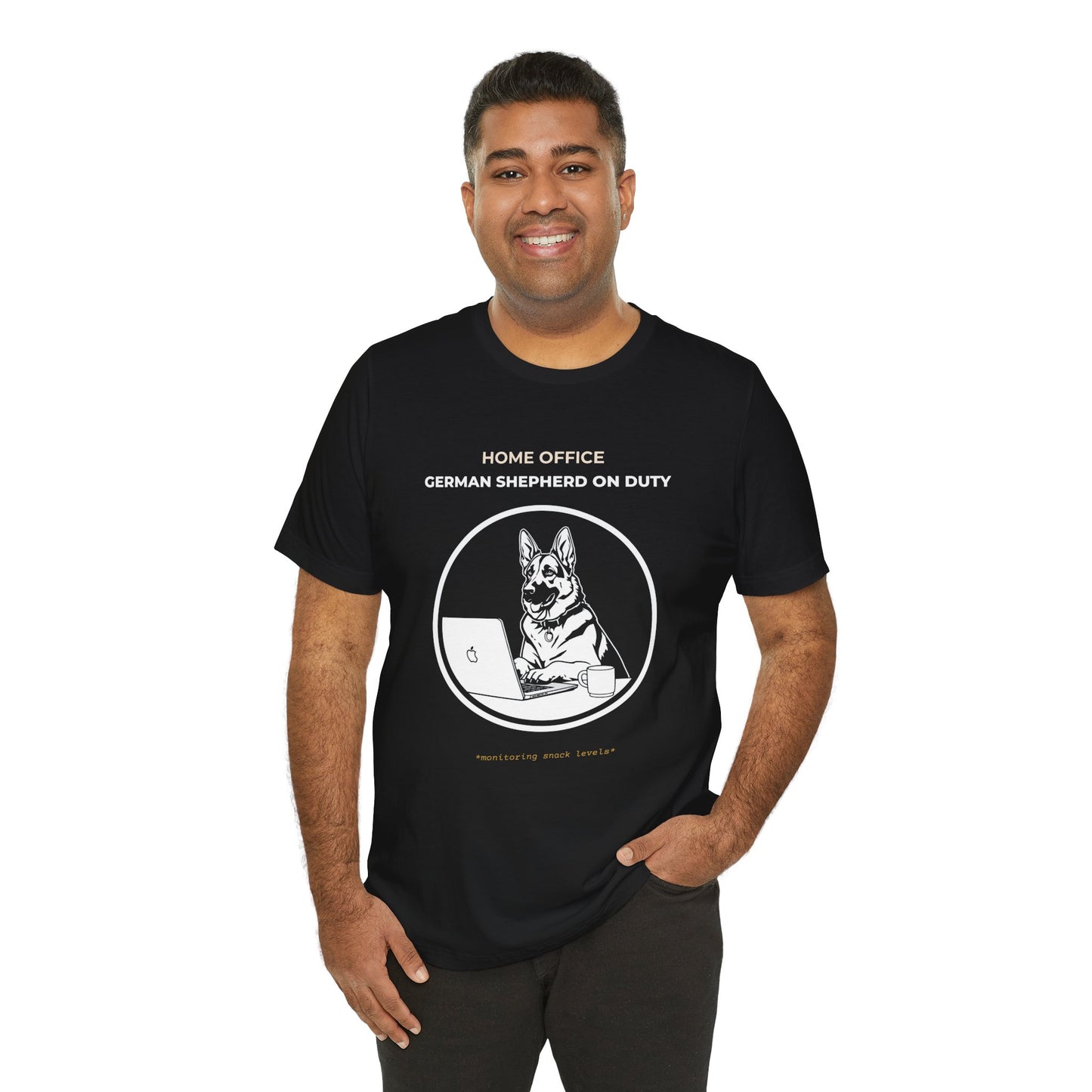 German Shepherd 'Home Office — On Duty' Tee
