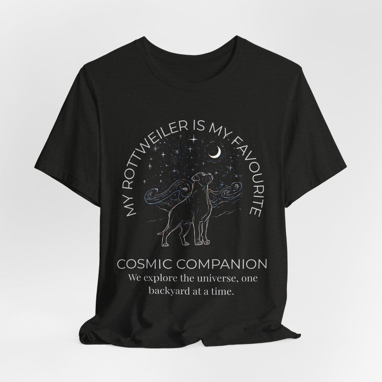 My Rottweiler Is My Favourite Cosmic Companion T-Shirt