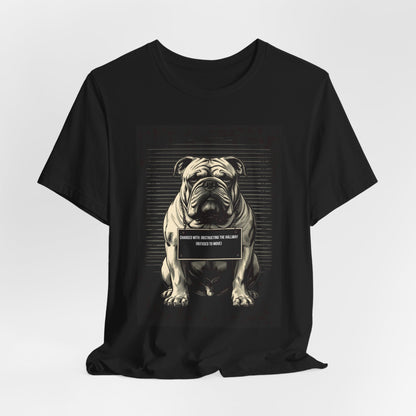 Bulldog True Crime Night Shift t-shirt colour options, black, dark grey heather, black heather