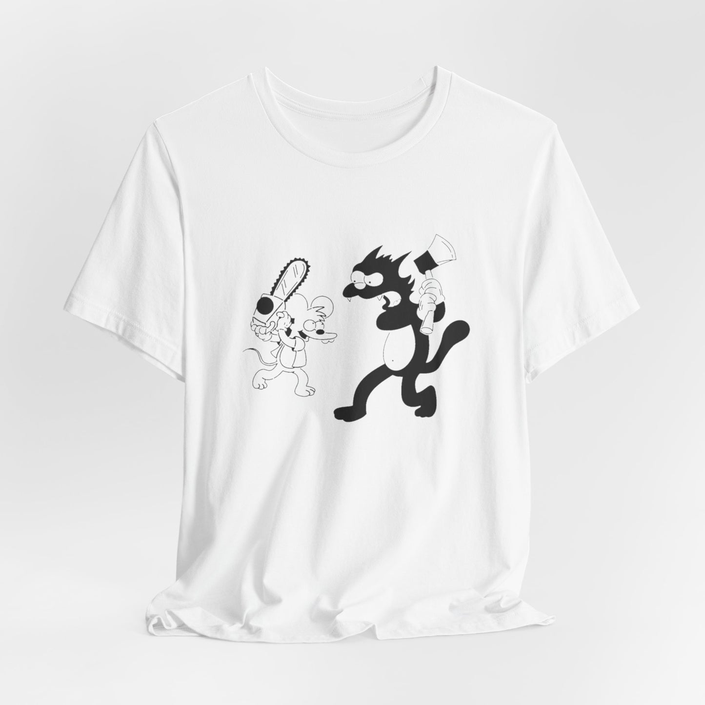 The Itchiest Scratchiest tee — Natural, lifestyle shot, retro nostalgia gift idea