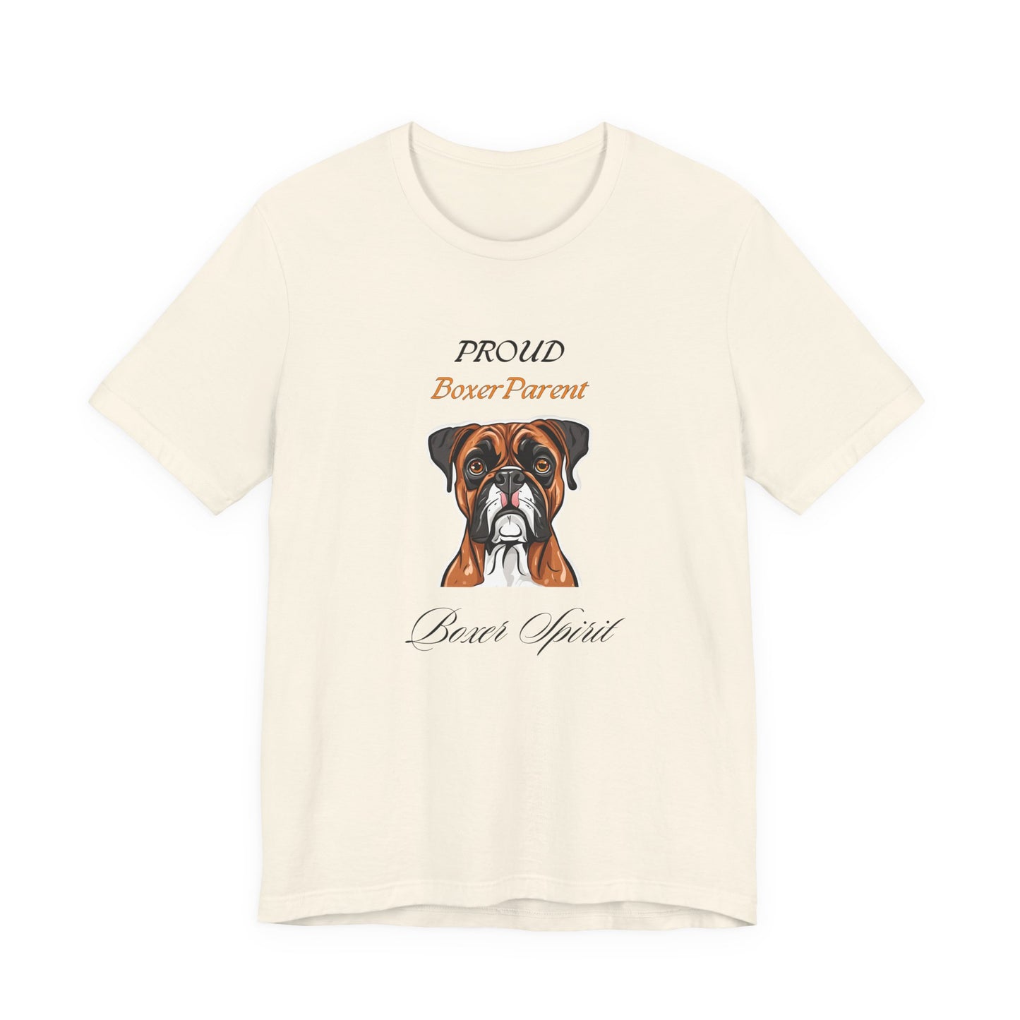 Proud Boxer Parent White t-shirt front view