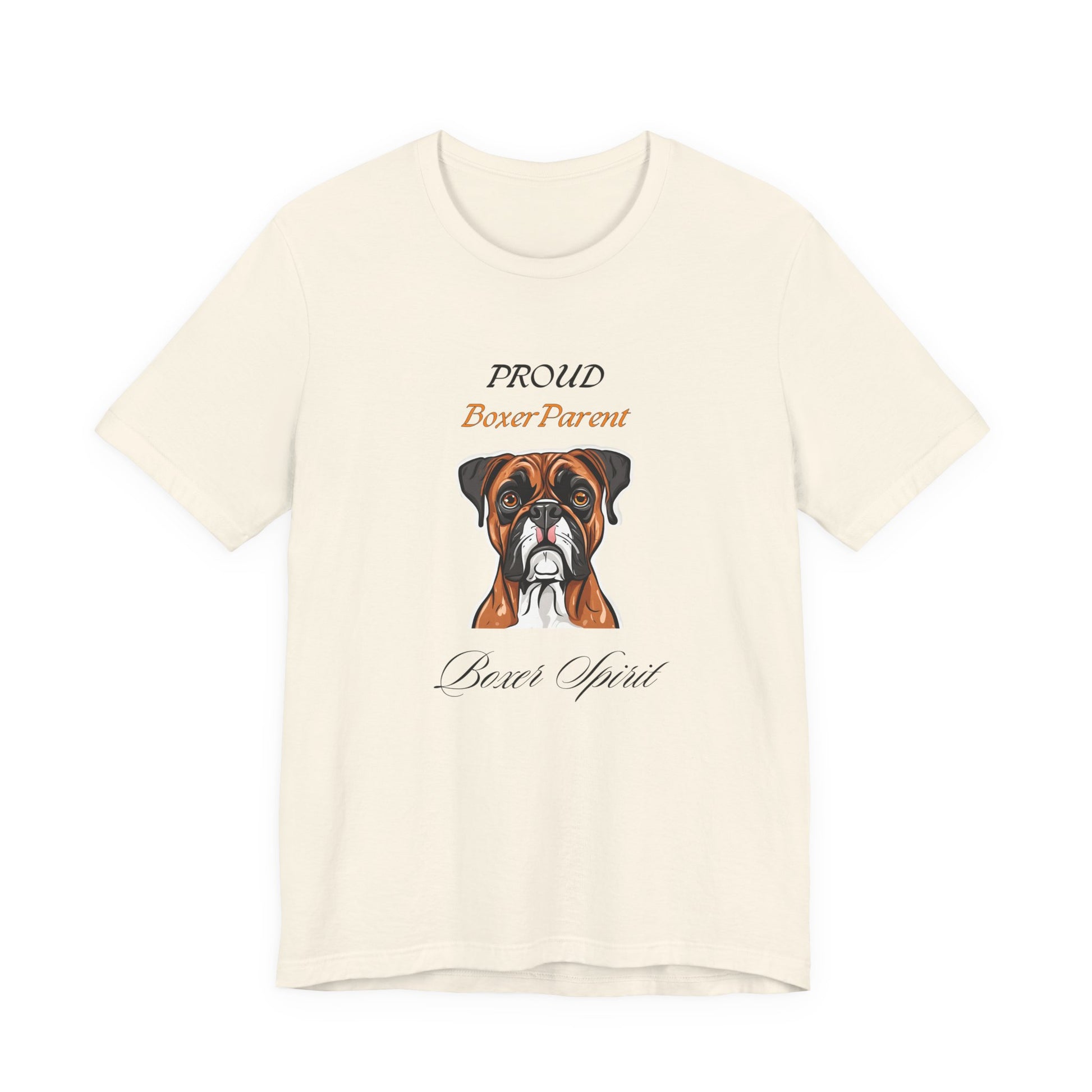 Proud Boxer Parent White t-shirt front view