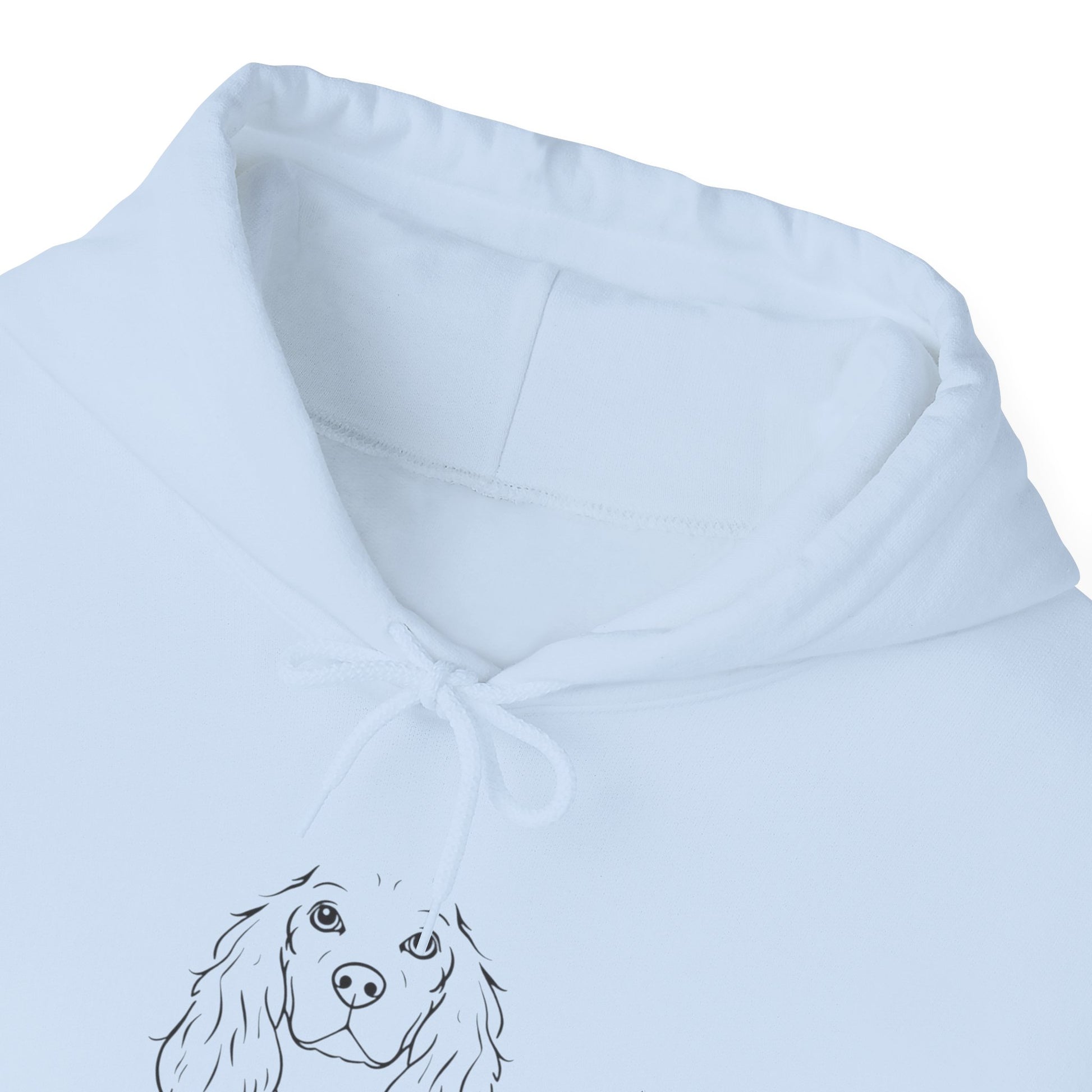 Cocker Spaniel Dog Mum hoodie pink detail