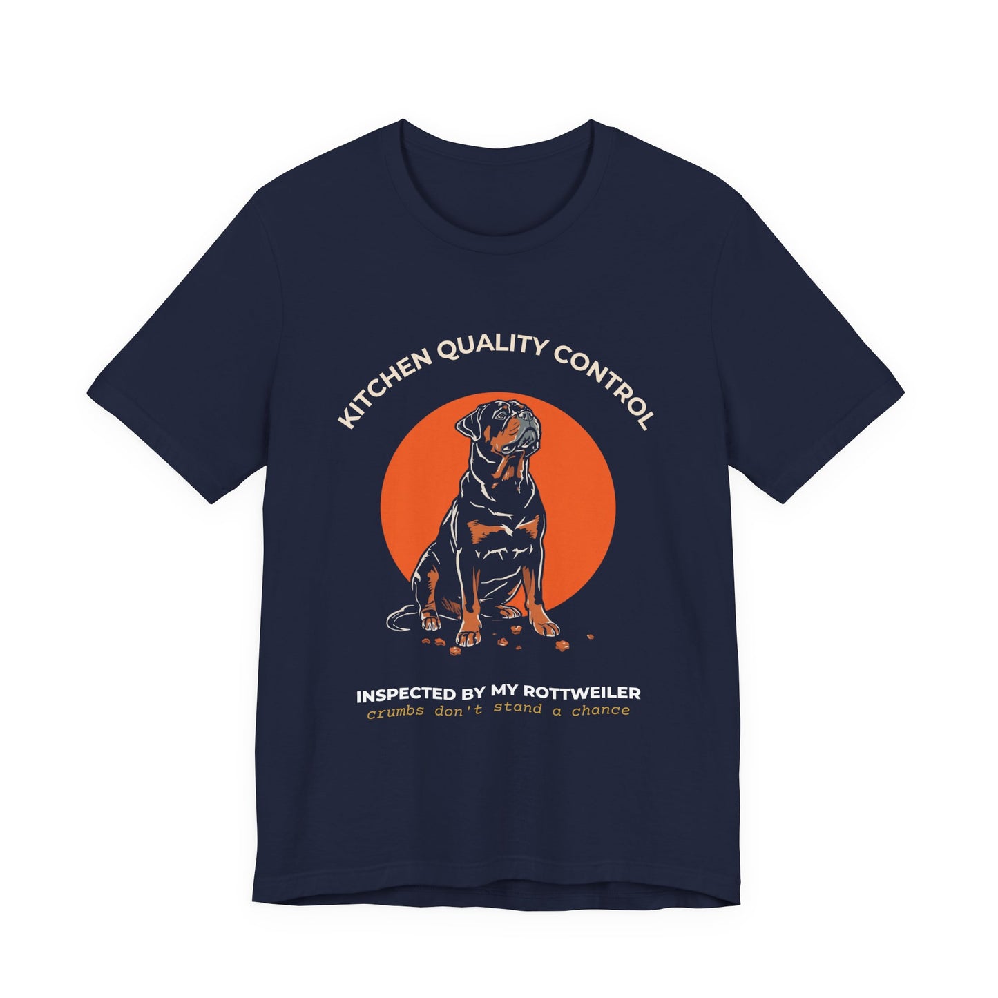 Rottweiler Kitchen Quality Control Tee — "Inspected by My Rottweiler" Dog Lover T‑Shirt