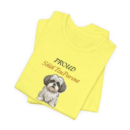 Proud Shih Tzu Parent t-shirt sleeve detail