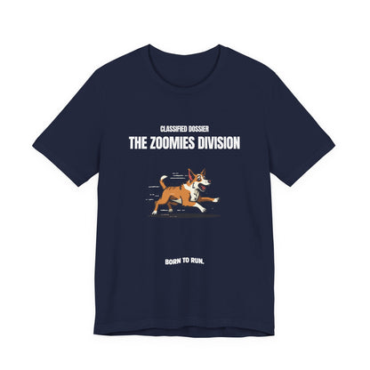The Zoomies Division Tee — Born to Run  Dog Shirt