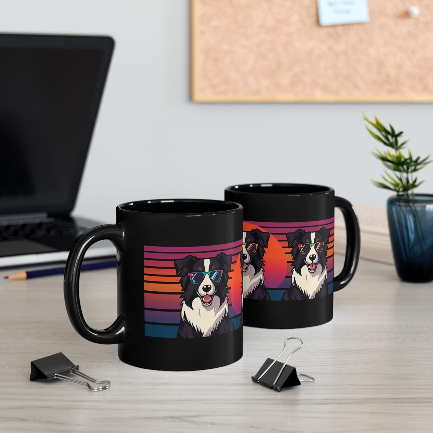 Cool Border Collie Mug —Dog Coffee Cup (11oz & 15oz)
