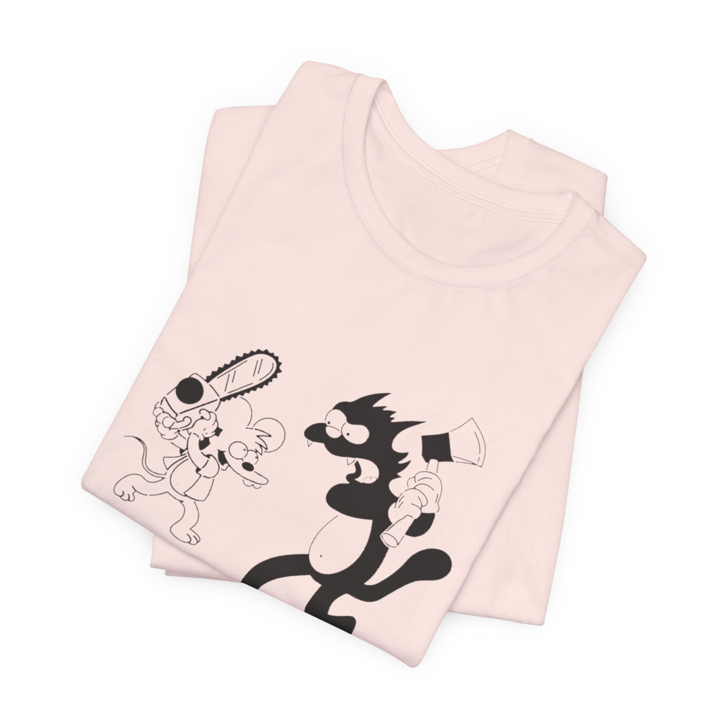 The Itchiest Scratchiest tee — Heather Stone, lifestyle shot, Bella+Canvas 3001 unisex tee
