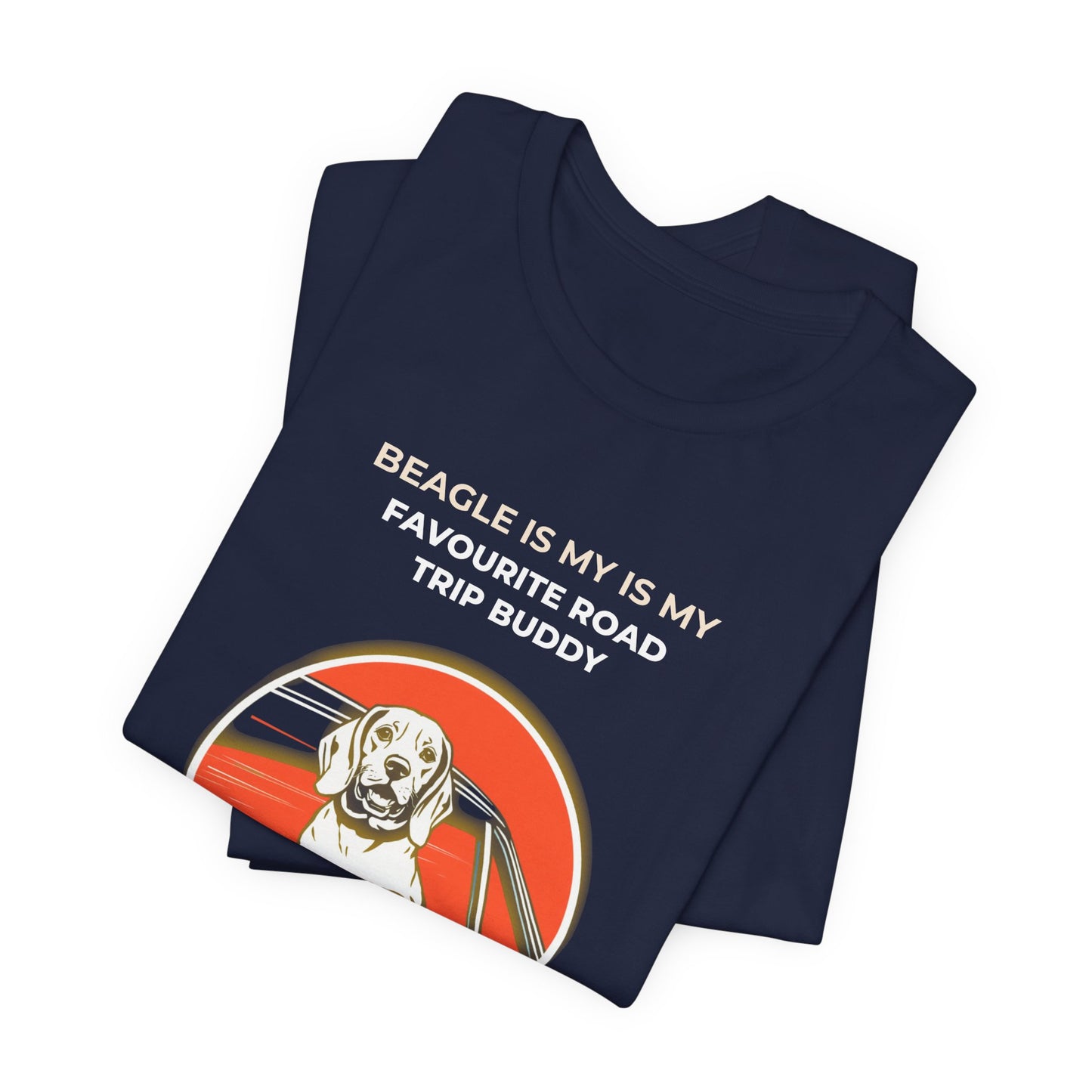 Beagle Road Trip Tee – “Beagle Is My Favourite Road Trip Buddy” Dog Lover Shirt