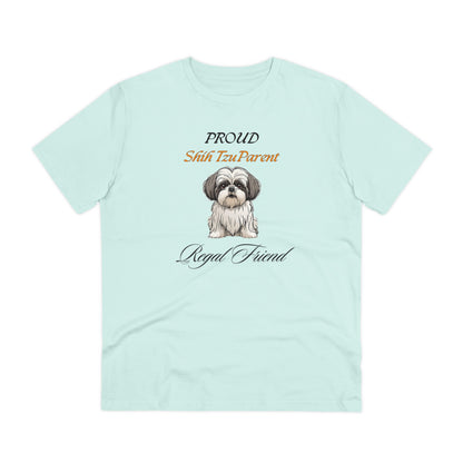 PROUD SHIH TZU PARENT "Regal Friend" Soft Organic T-shirt - Unisex - Sniff Waggle And Walk