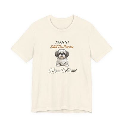 Proud Shih Tzu Parent White t-shirt front