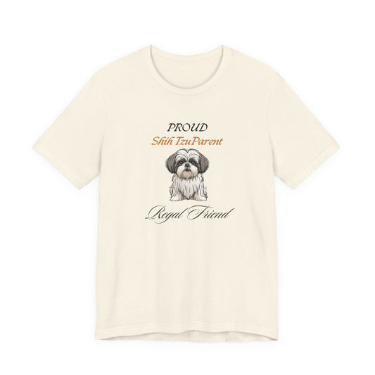 Proud Shih Tzu Parent White t-shirt front