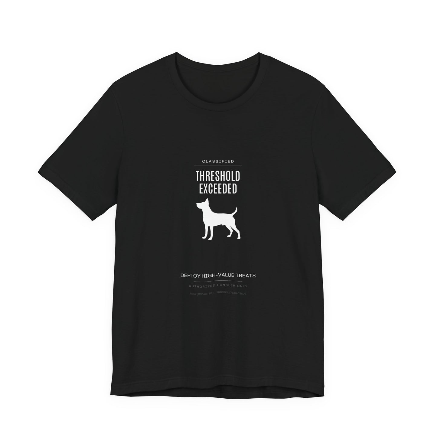 Threshold Exceeded Tee — Cybercore Graphic T‑Shirt