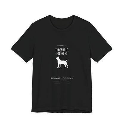 Threshold Exceeded Tee — Cybercore Graphic T‑Shirt