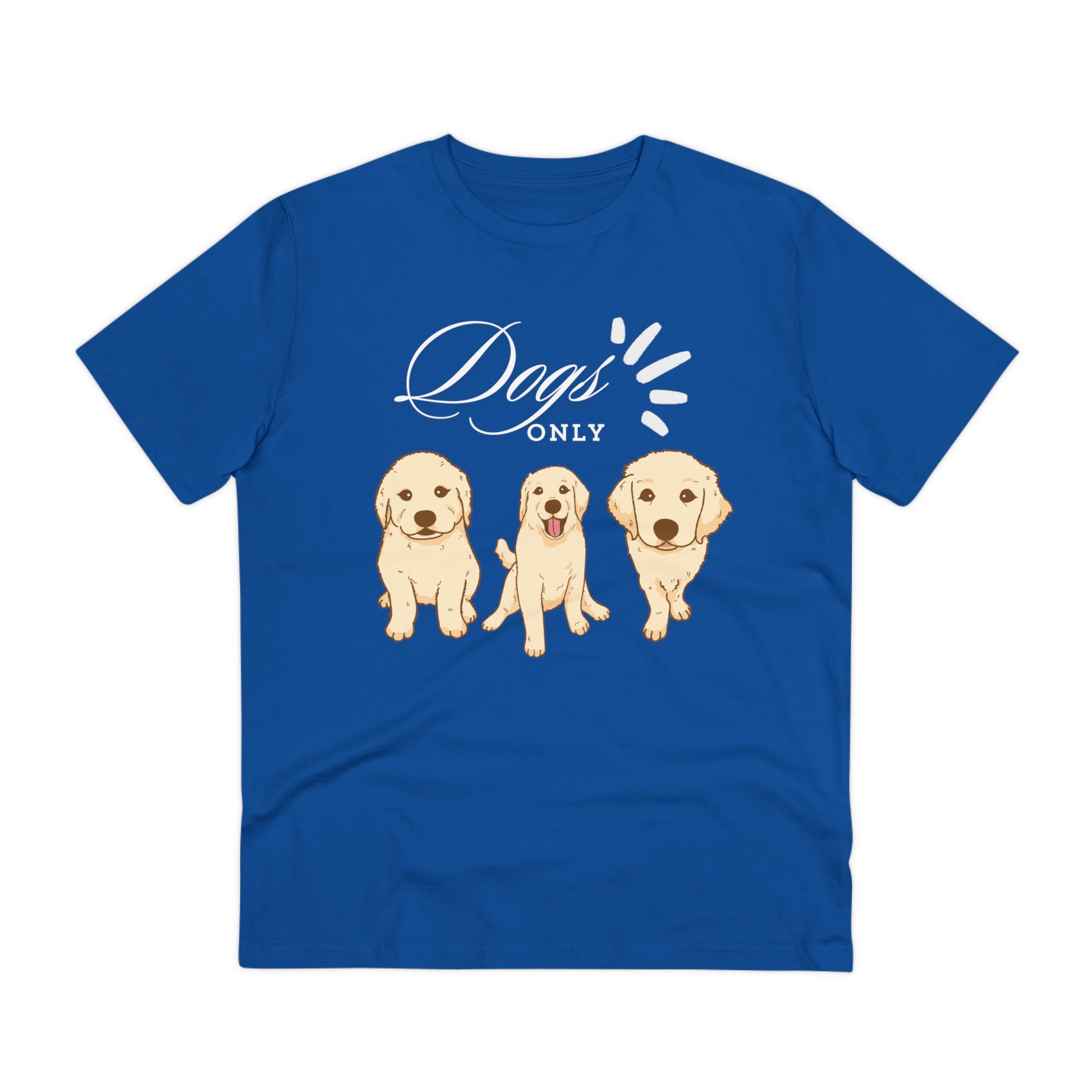 DOGS ONLY Organic T-shirt - Unisex - Sniff Waggle And Walk