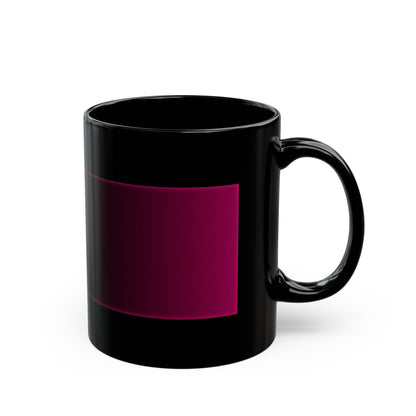 French Bulldog neon mug side view with handle