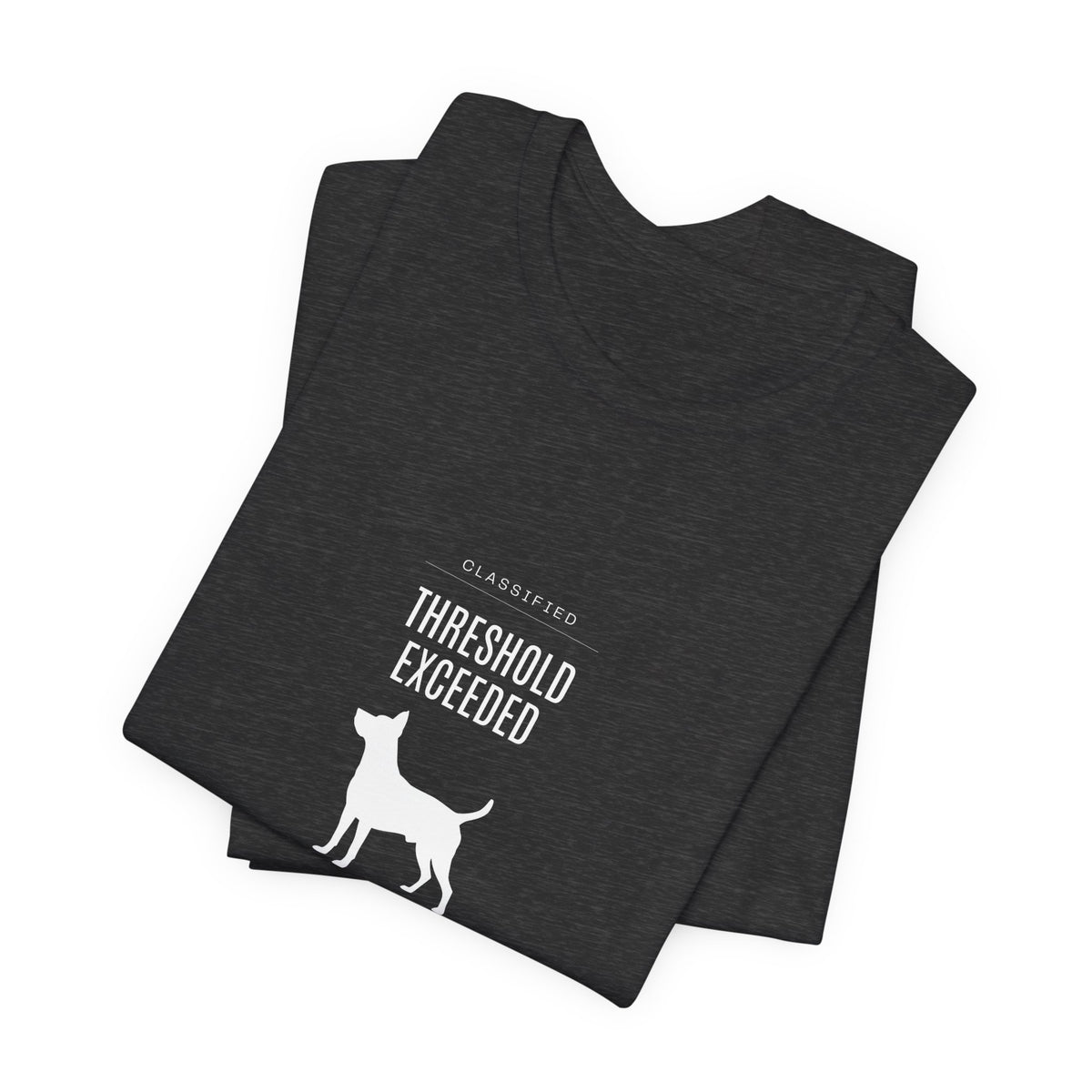 Threshold Exceeded Tee — Cybercore Graphic T‑Shirt — SniffWaggleNWalk™