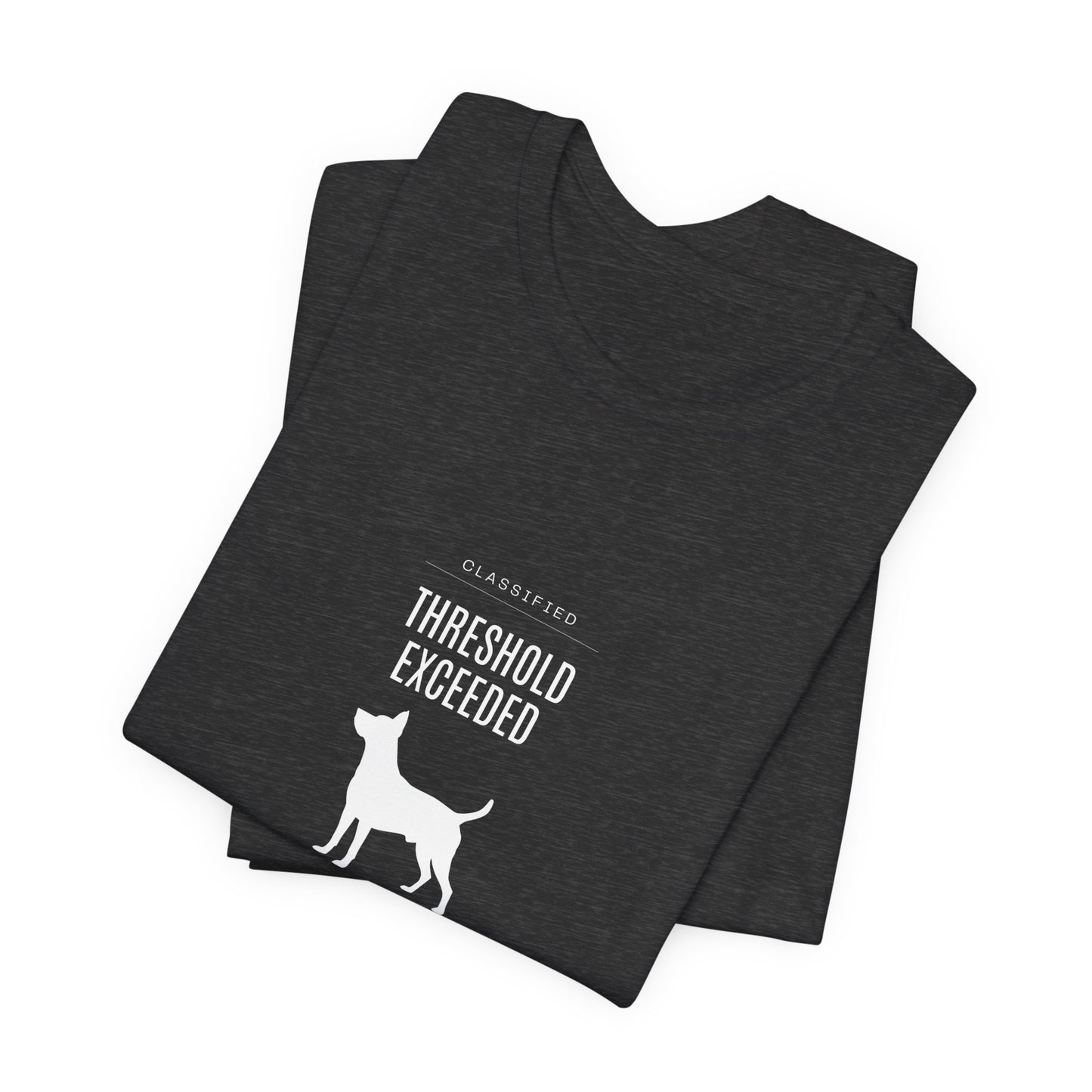Threshold Exceeded Tee — Cybercore Graphic T‑Shirt