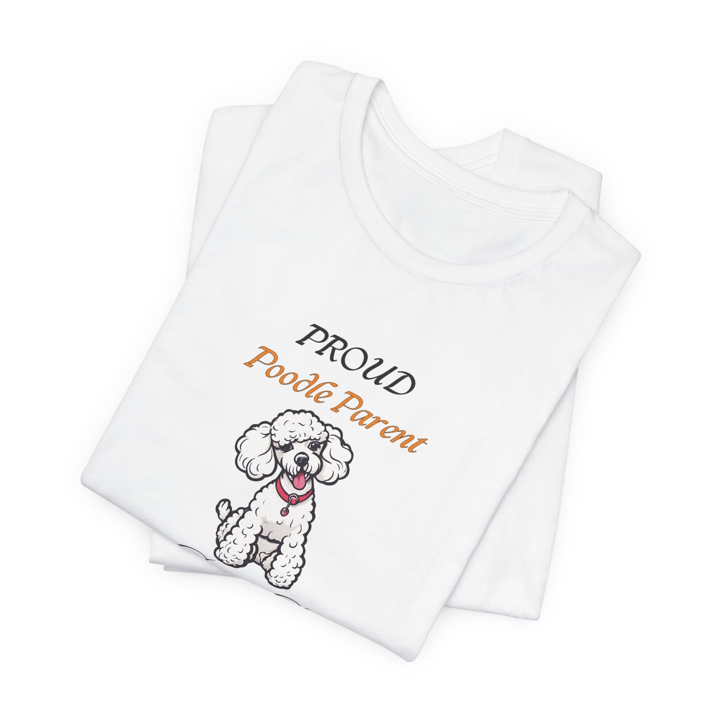 Proud Poodle Parent design close-up of the Posh Pup Poodle artwork
