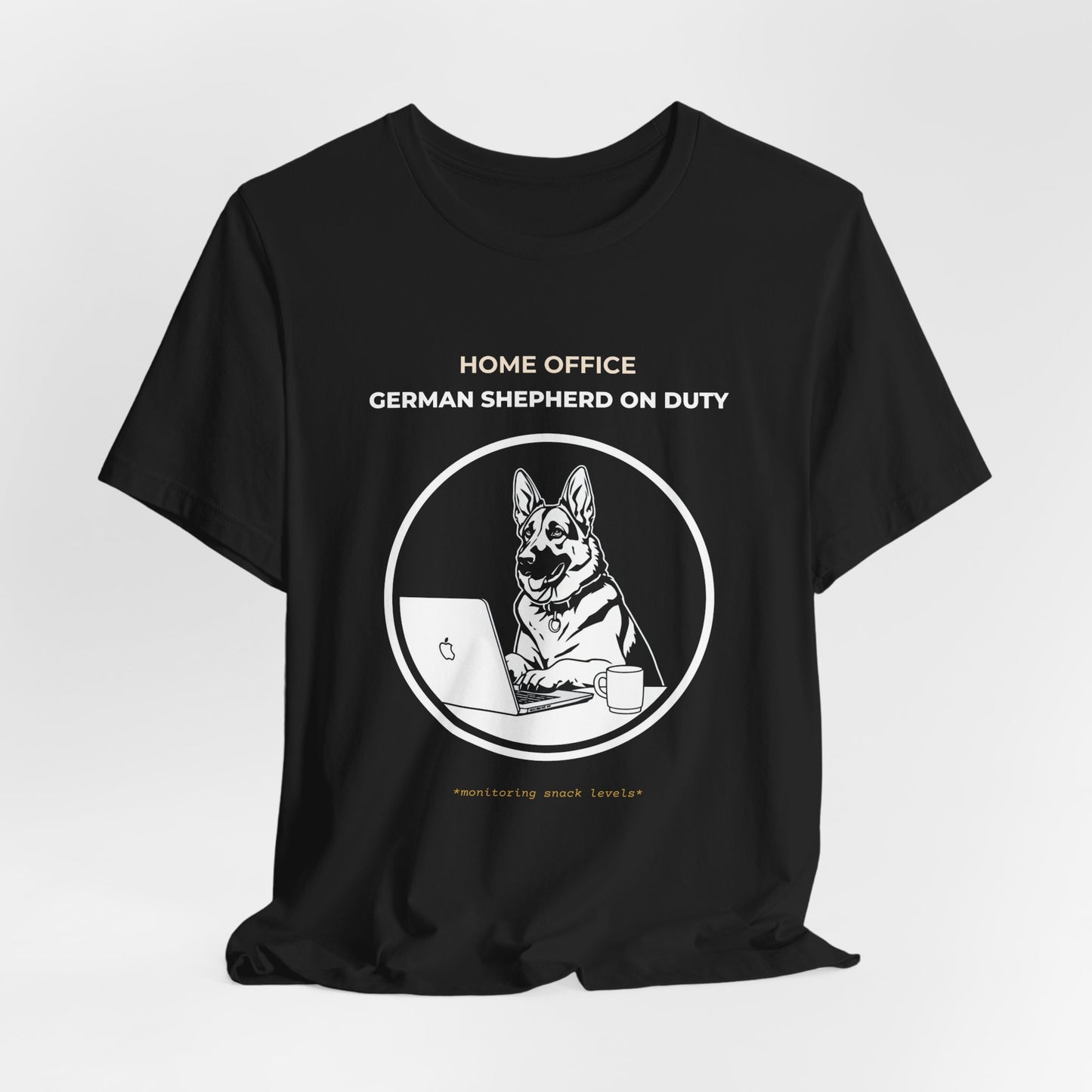 German Shepherd 'Home Office — On Duty' Tee