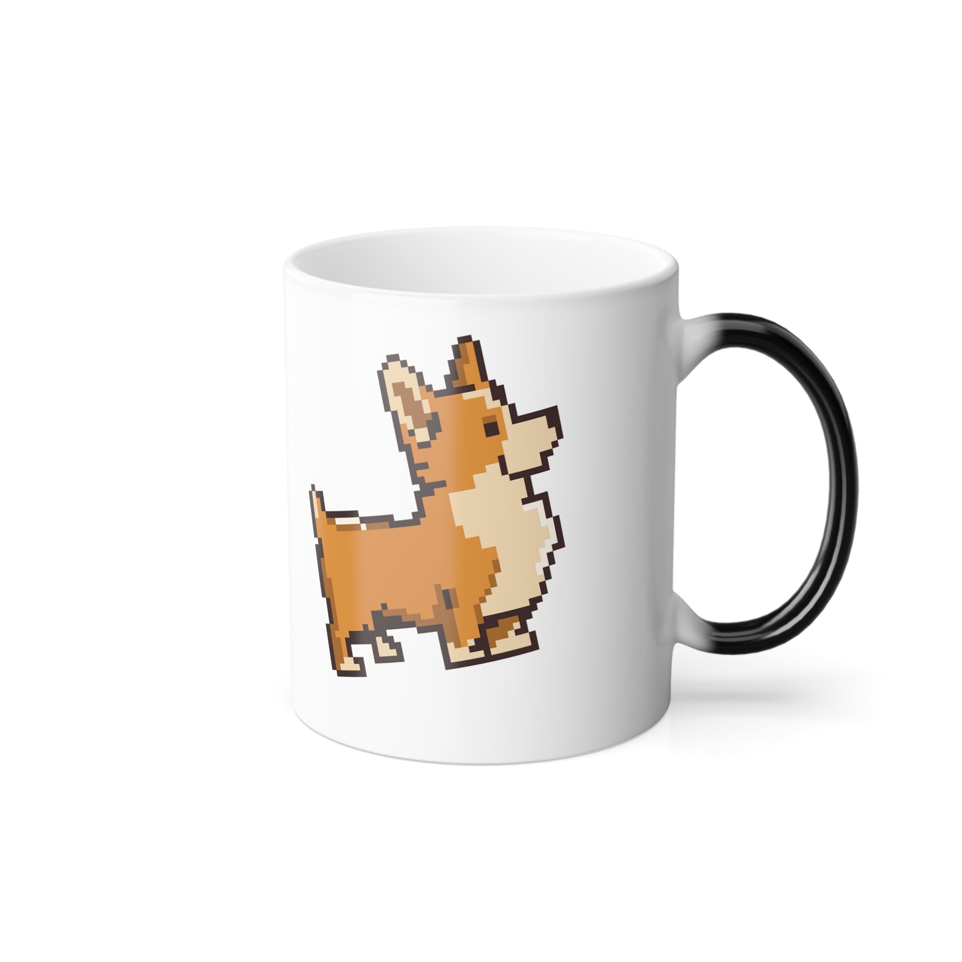 Computer Dog Color Morphing Mug, 11oz - Sniff Waggle And Walk