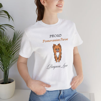 Proud Pomeranian Parent t-shirt front design