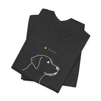 Personal Space Cancelled T-Shirt — Funny Labrador Unisex Tee — SniffWaggleNWalk™