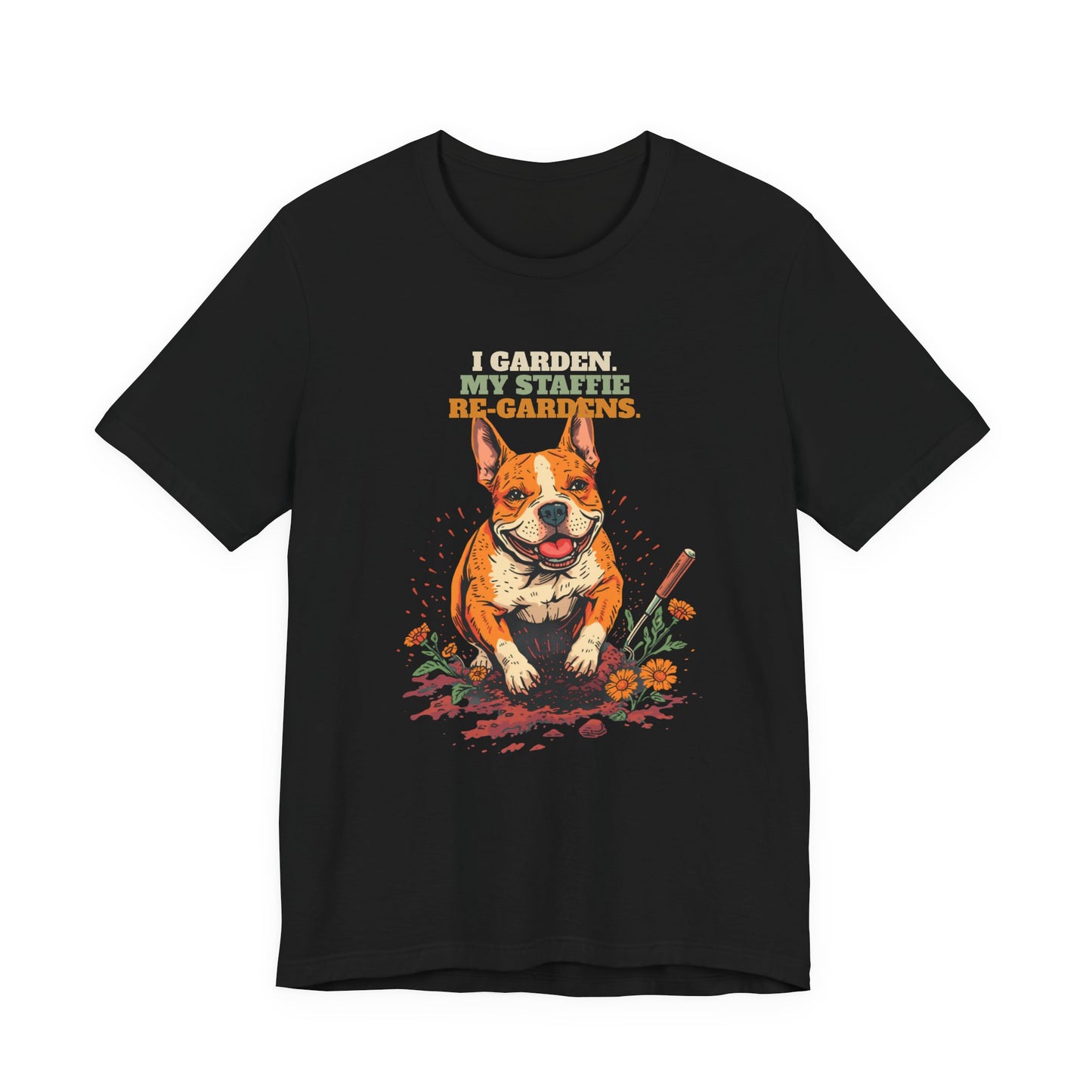 Funny staffie owner gift t-shirt