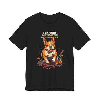 Funny staffie owner gift t-shirt
