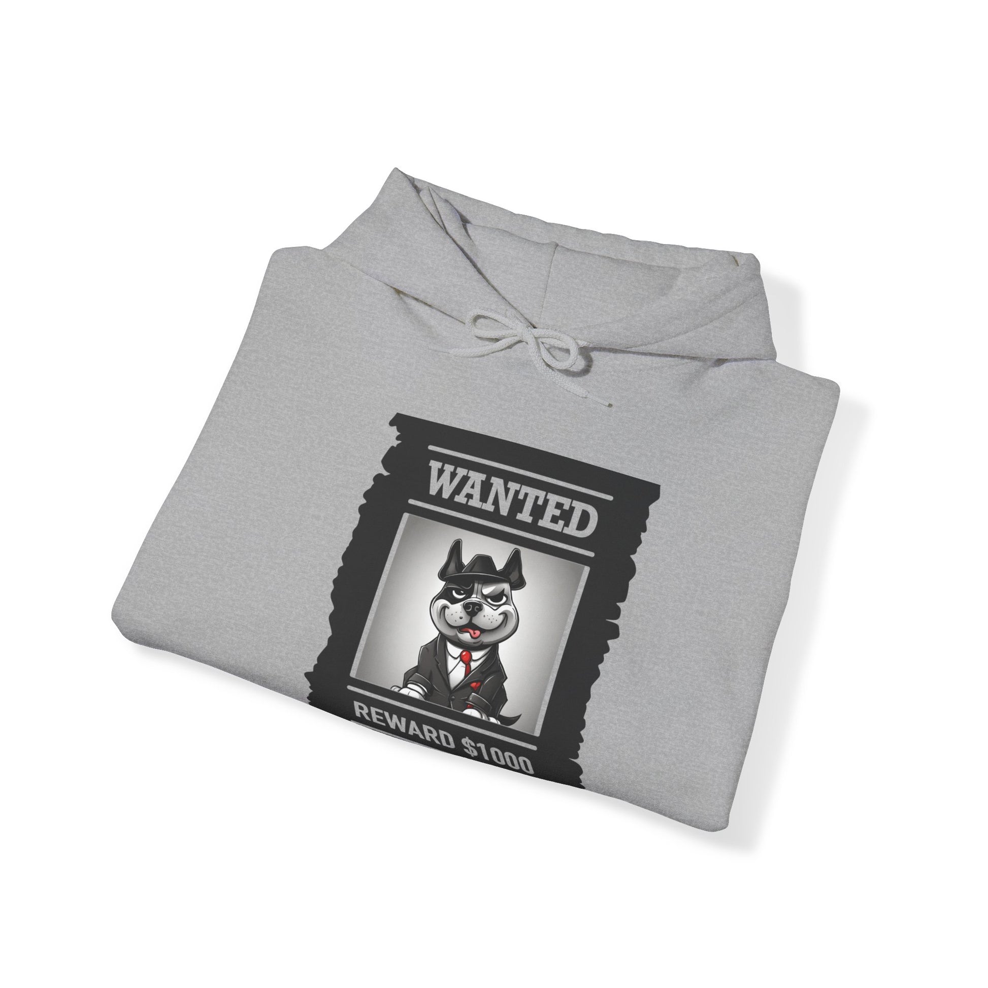 Unisex Heavy Blend™ "Wanted" Hooded Sweatshirt - Sniff Waggle And Walk