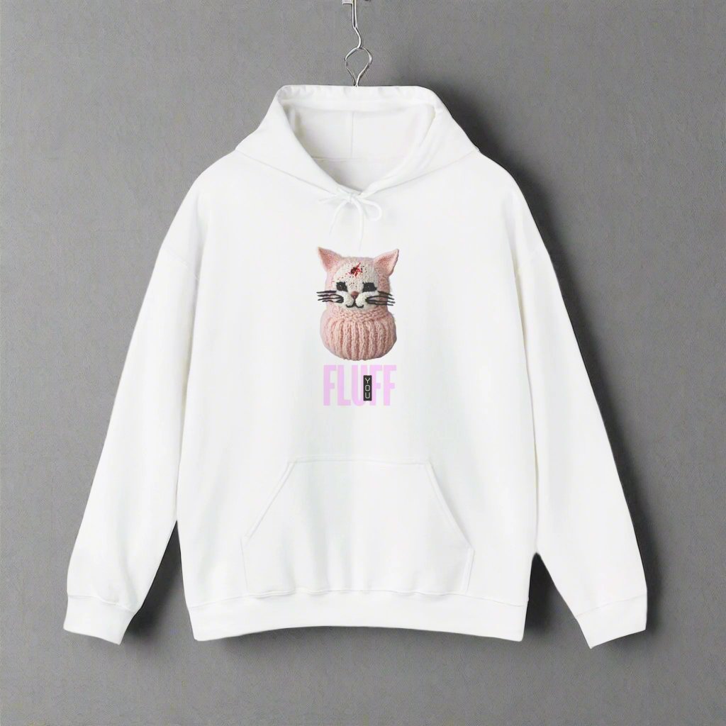 Fluff You Knitted Cat Hoodie – Cozy, Cute, and Full of Attitude 😺💬-Sniffwaggleandwalk™