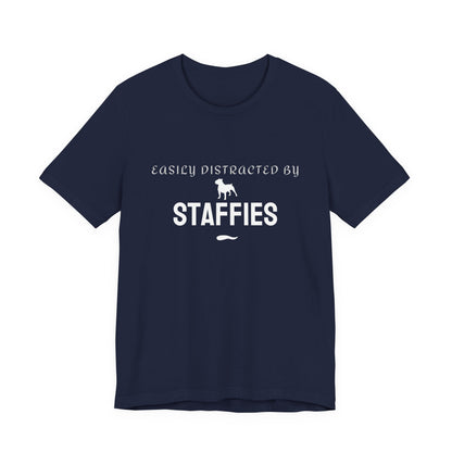 Funny Staffie t-shirt - unisex organic cotton tee