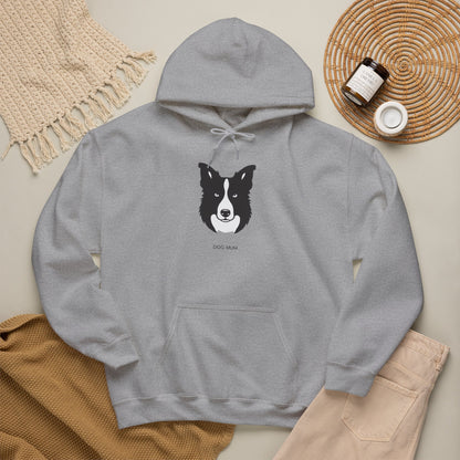 Border Collie Dog Mum minimalist hoodie product photo