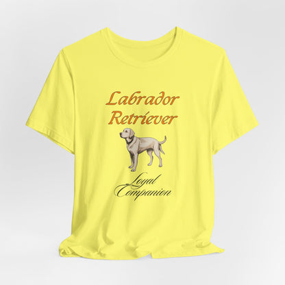 Proud Labrador Parent organic cotton t-shirt, eco-friendly Lab gift