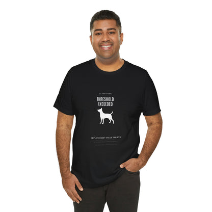 Threshold Exceeded Tee — Cybercore Graphic T‑Shirt