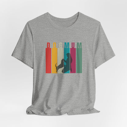 Dog Mum T-Shirt — sustainable cotton tee detail