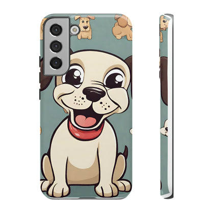 Sniffwagglendwalk™ Multi Dog Design Tough Phone CaseS. - Sniff Waggle And Walk