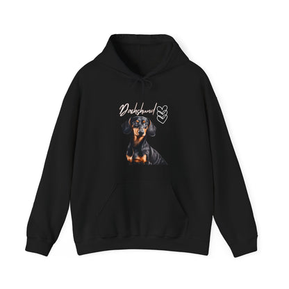 "Cozy Dachshund Hoodie for Dog Lovers - Worldwide Shipping | UK Shipping £3.60 (2-3 Days)"