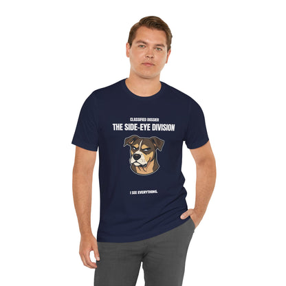 Grumpy Boxer Dog T‑Shirt — Cute Cartoon Pet Portrait Tee
