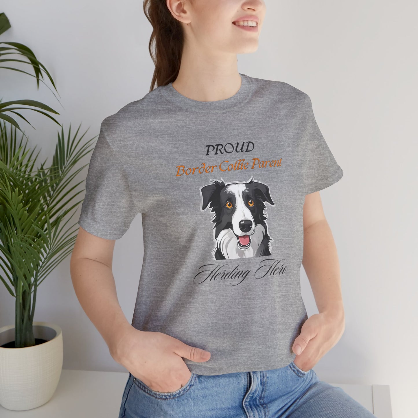 Proud Border Collie Parent t-shirt, herding dog lover gift idea
