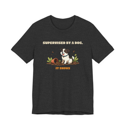 Gardening dog lover t-shirt — made to order, printed fresh