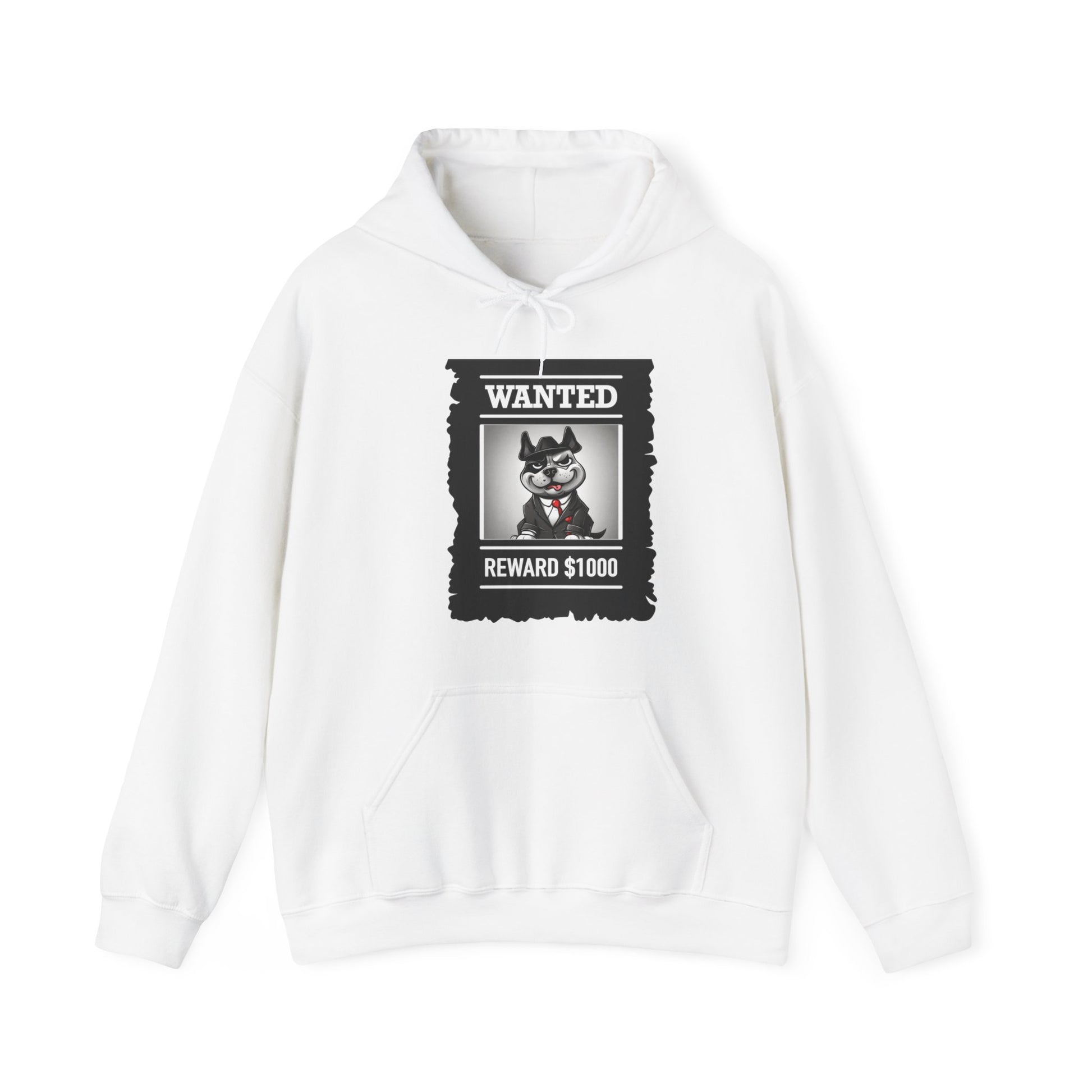 Unisex Heavy Blend™ "Wanted" Hooded Sweatshirt - Sniff Waggle And Walk