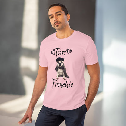 "TEAM FRENCHIE" Organic T-shirt - Unisex by SniffWaggleNWalk™ - Sniff Waggle And Walk