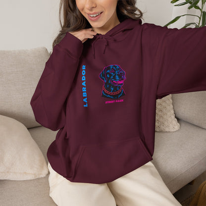 Labrador Streetwear Hoodie — Neon Lab Unisex Pullover