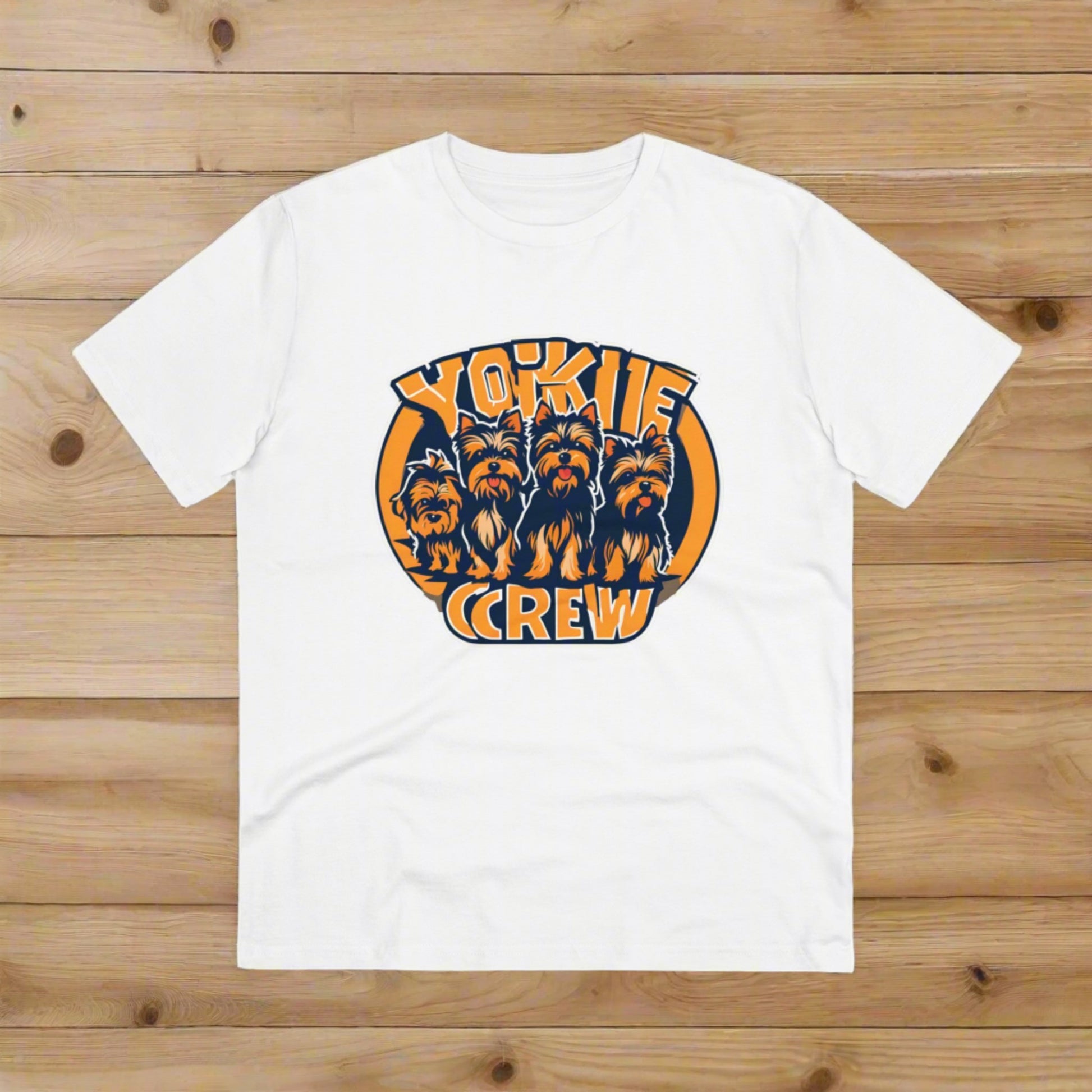 "YORKIE CREW" Organic Creator T-shirt - Unisex SniffWaggleandWalk™ - Sniff Waggle And Walk