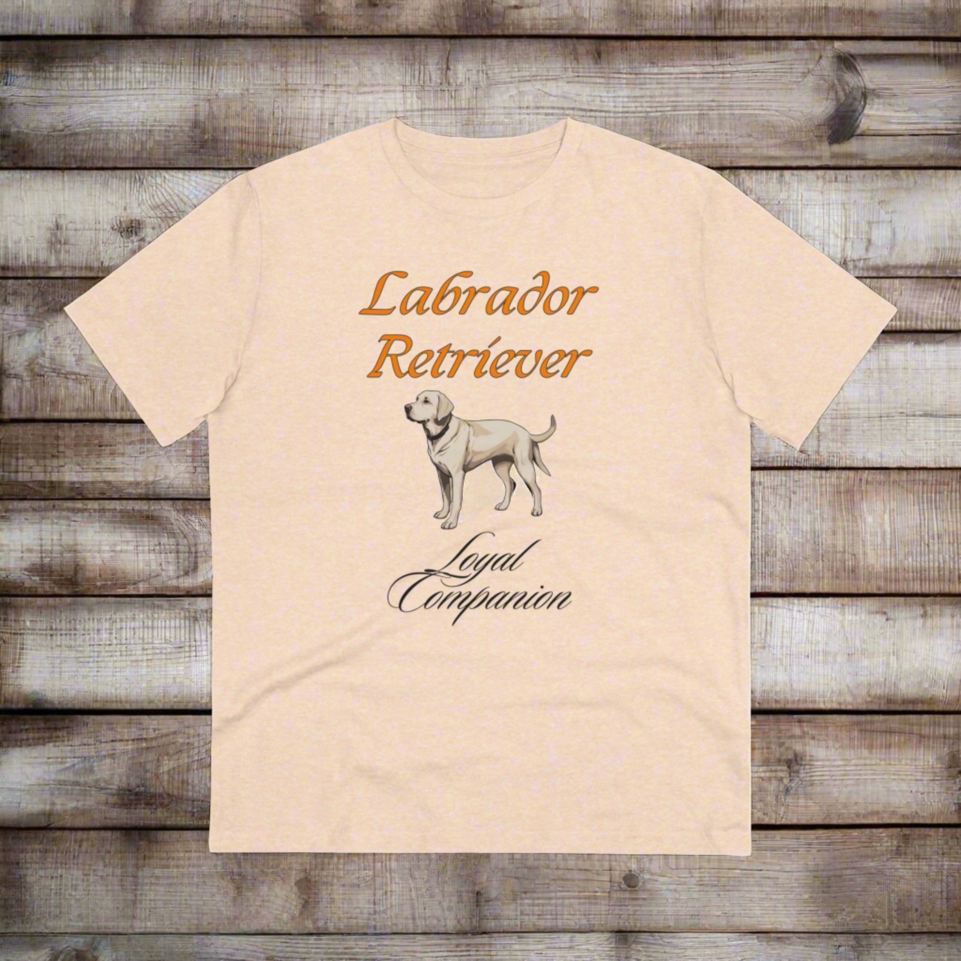 LABRADOR RETRIEVER "Loyal Companion" Organic eco friendly soft T-shirt - Unisex - Sniff Waggle And Walk