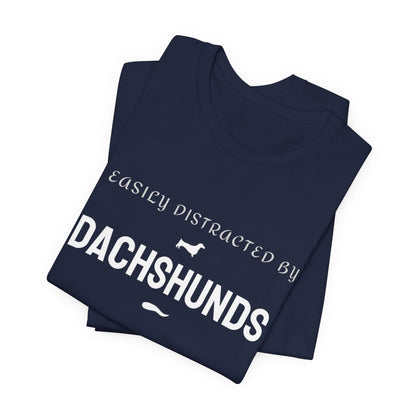 Maroon funny dog t-shirt celebrating Dachshund owners