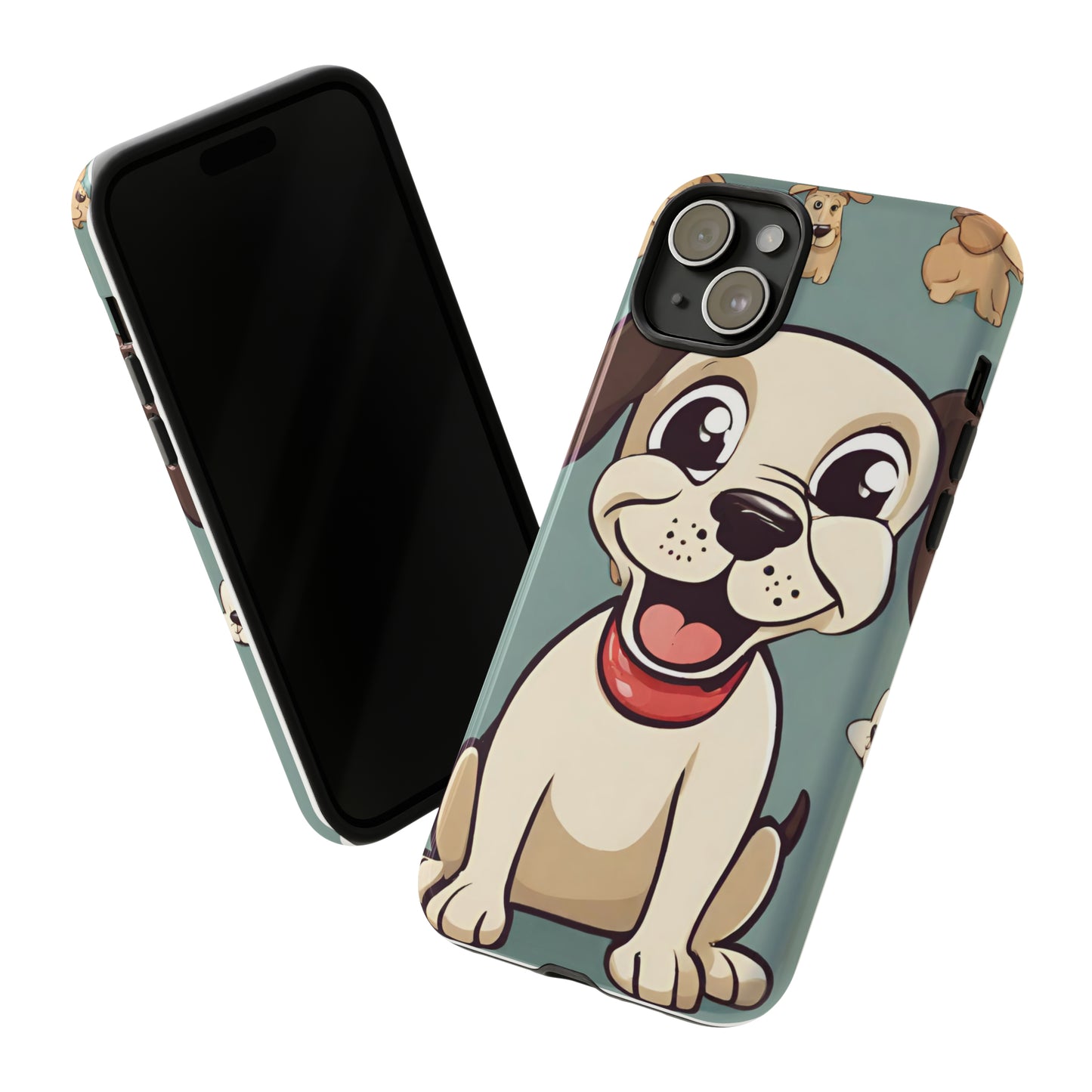 Sniffwagglendwalk™ Multi Dog Design Tough Phone CaseS. - Sniff Waggle And Walk